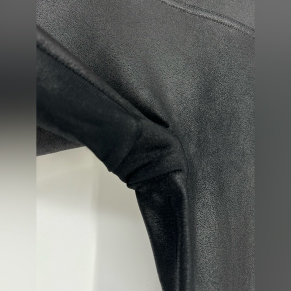 Spanx Faux Leather Leggings Black Large High Rise  Skinny Pants 2437 - Picture 12 of 12